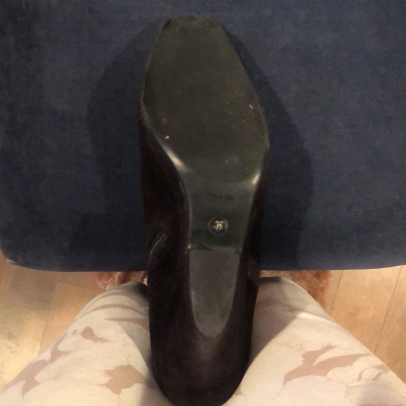 Prada kick in heel / small plateau /nubuck/ high boot - Picture 2 of 3